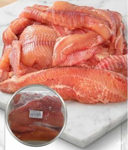 FILETE DE BAGRE CONGELADO.                     ( Envase 1 kg)