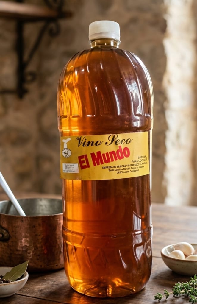 Vino Seco.              "El Mundo " (1.5 Lt)