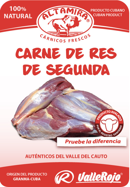 Carne Res de Segunda paquete 1,8 - 2 Kg