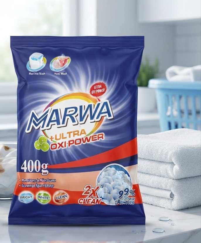 Detergente en Polvo Marwa (400g)