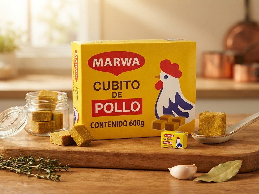 Cubitos Concentrado de Pollo sin Tomate
