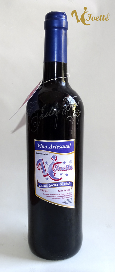 VINO DE PASA BOTELLA DECORADA 750 ml