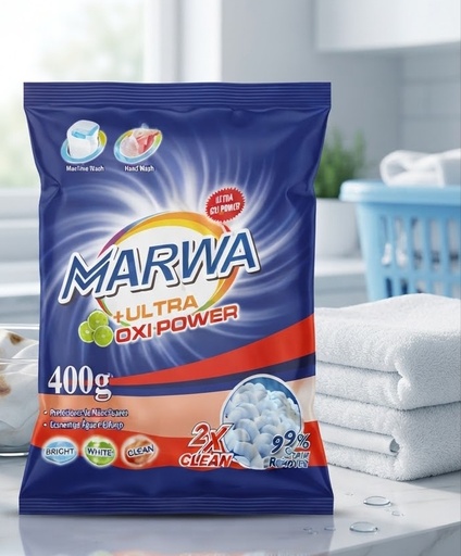 Detergente en Polvo Marwa (400g)
