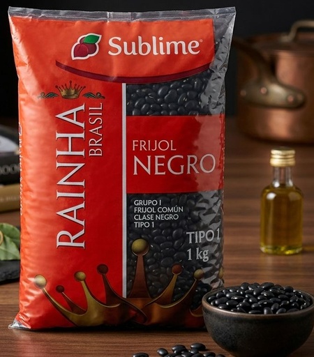 Frijoles Negros Sublime Rainha (1Kg) 