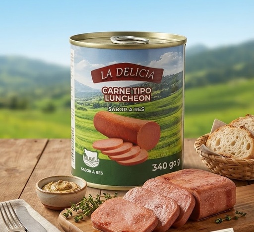 Carne tipo Luncheon sabor a res 340g